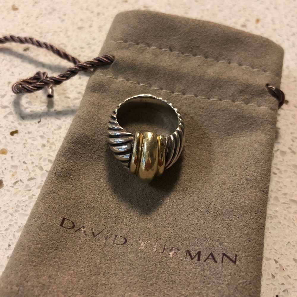 David Yurman two-tone ring